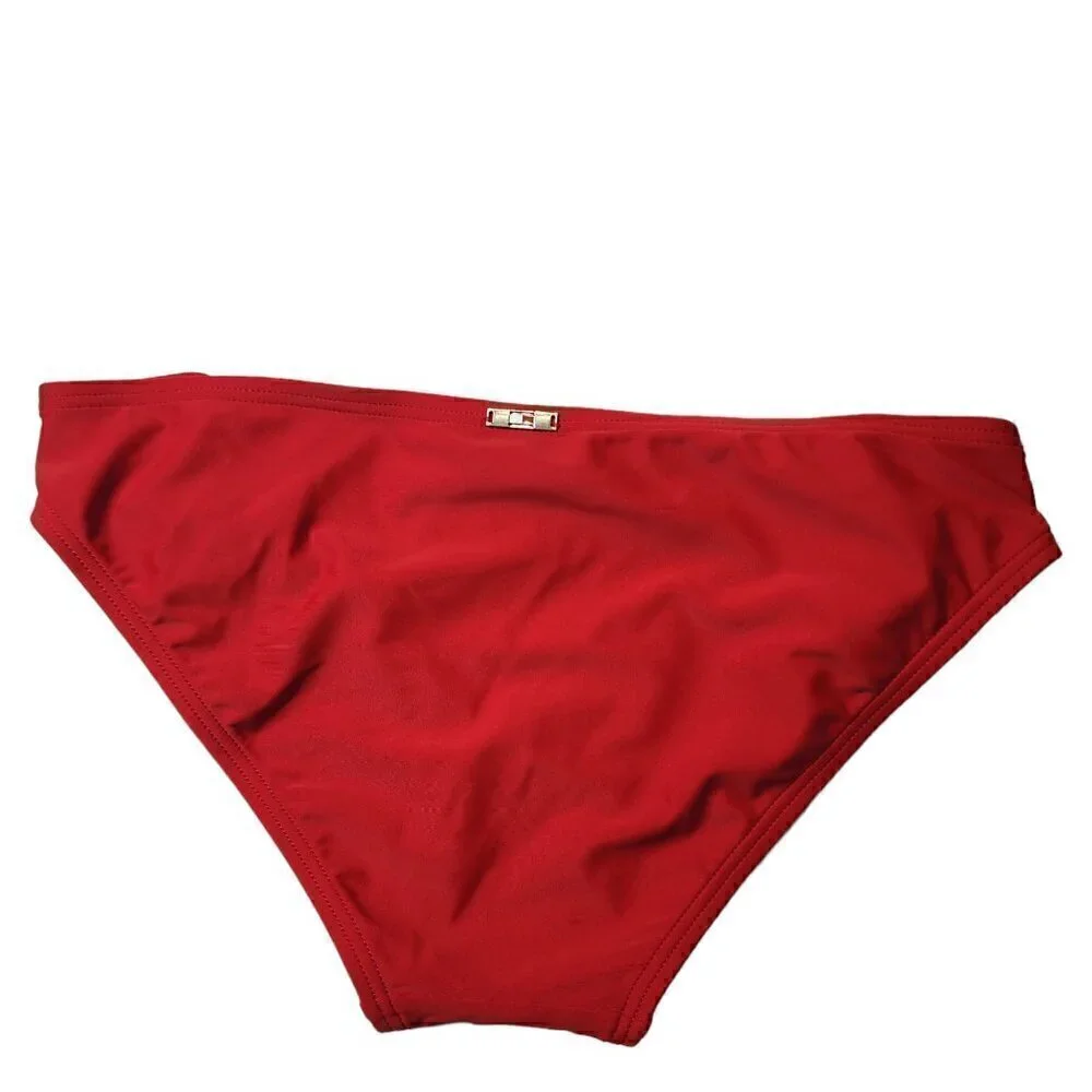 Tommy Hilfiger Women's Triangle Bikini Padded Tie Side Bottom‎ 2 Piece Set XS